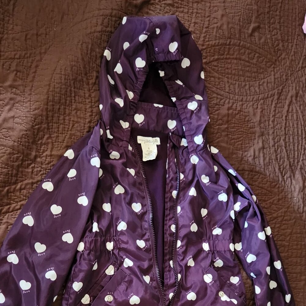 Girl wind coat